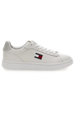 Sneakers bianche con dettagli grigi in pelle Tommy jeans Archive ’98