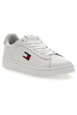 Sneakers bianche con dettagli grigi in pelle Tommy jeans Archive ’98
