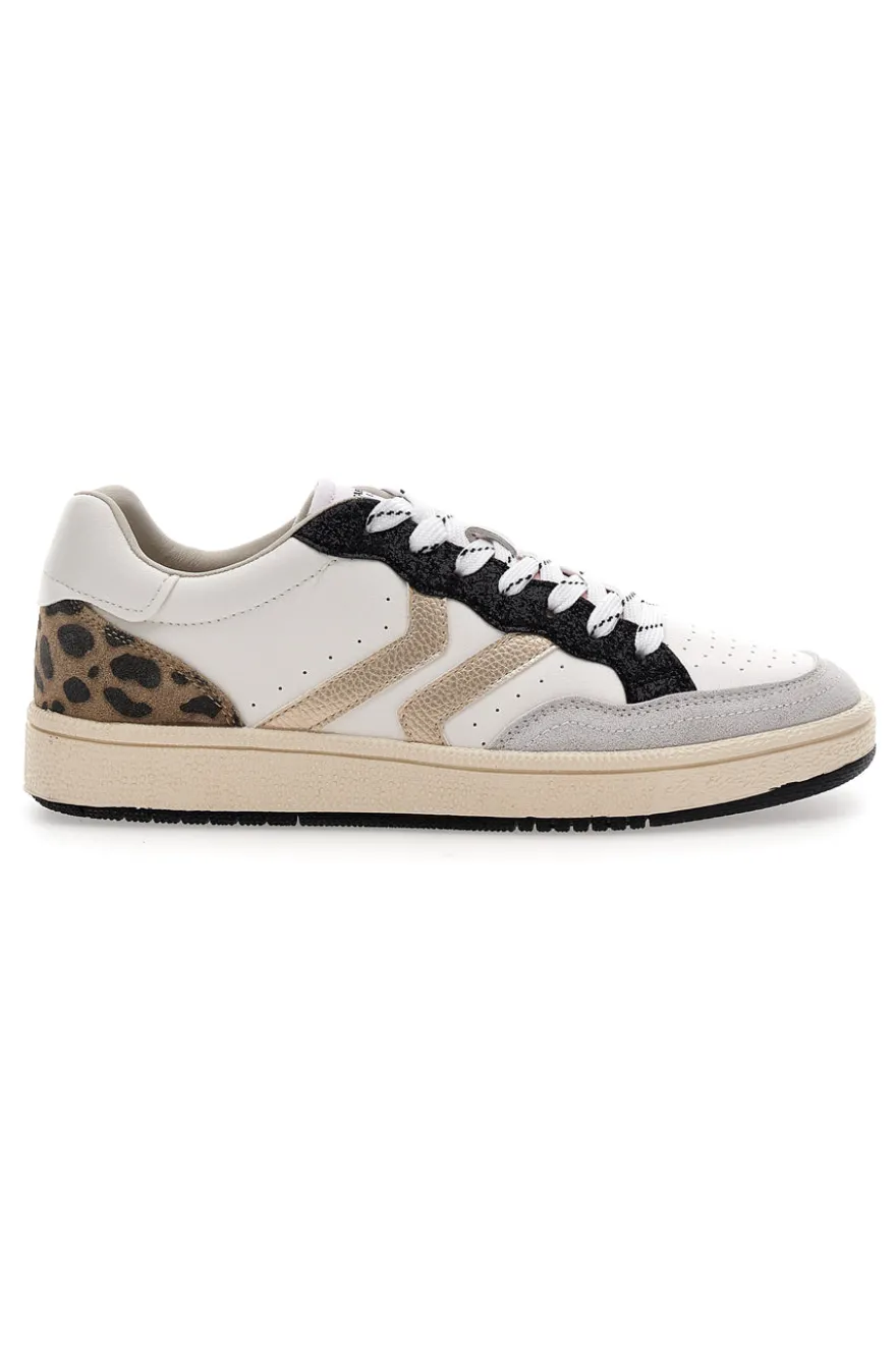 Sneakers bianche con dettagli animalier Pittarello Capsule BT261130001