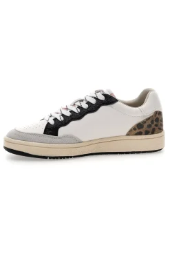 Sneakers bianche con dettagli animalier Pittarello Capsule BT261130001