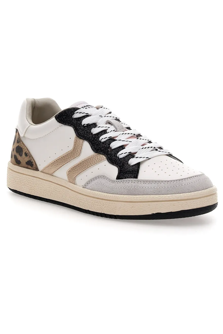 Sneakers bianche con dettagli animalier Pittarello Capsule BT261130001