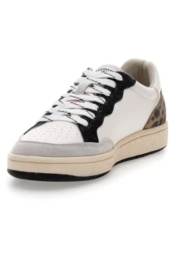Sneakers bianche con dettagli animalier Pittarello Capsule BT261130001