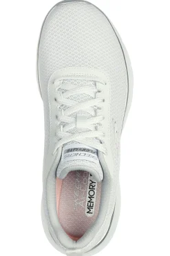 Sneakers bianche con dettagli argento Flex Appeal 5.0 Skechers