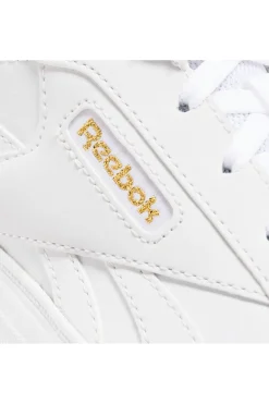 Sneakers Bianche Con Dettagli Oro Reebok Court Advance Bold