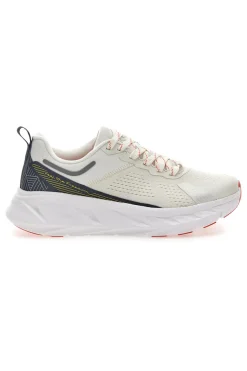 Sneakers bianche con dettagli verdi e suola chunky ROUTE 66 RO51811D