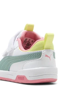 Sneakers bianche con dettagli pastello regolabili Puma Multiflex 2 Color V Inf