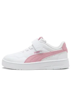 Sneakers bianche con dettagli rosa Puma Court Lally AC+ PS