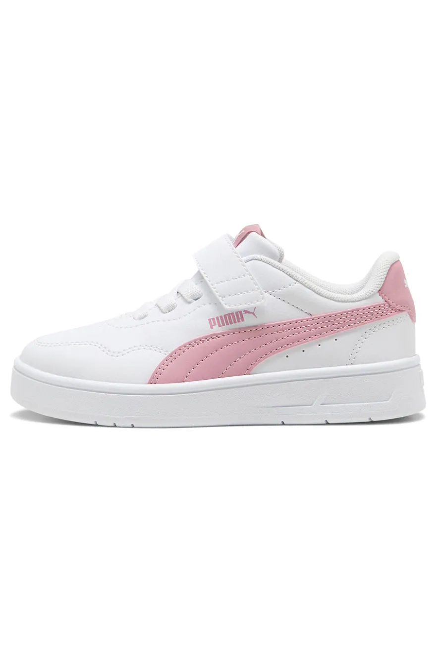 Sneakers bianche con dettagli rosa Puma Court Lally AC+ PS