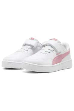 Sneakers bianche con dettagli rosa Puma Court Lally AC+ PS