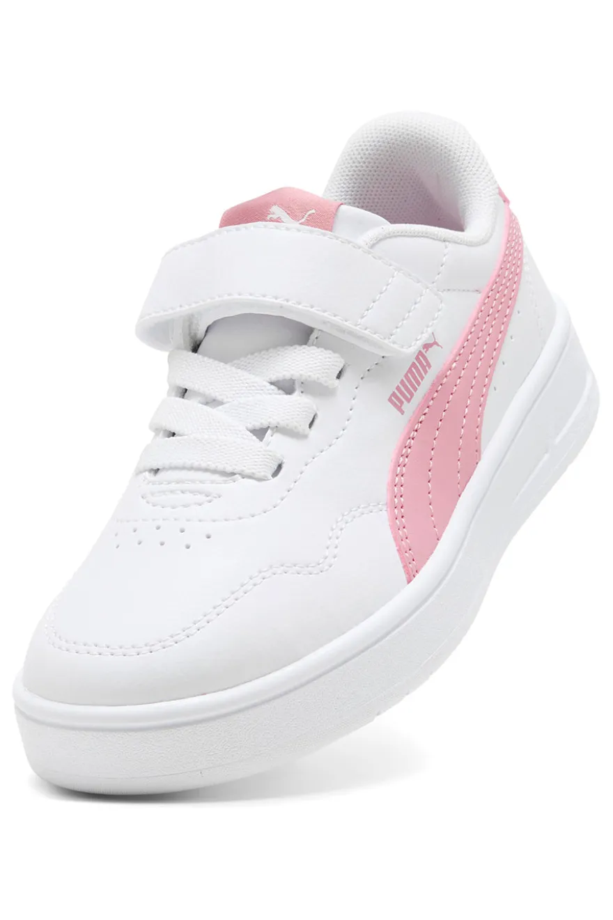 Sneakers bianche con dettagli rosa Puma Court Lally AC+ PS