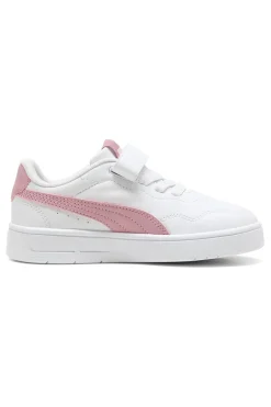 Sneakers bianche con dettagli rosa Puma Court Lally AC+ PS