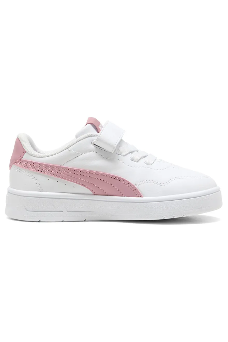 Sneakers bianche con dettagli rosa Puma Court Lally AC+ PS