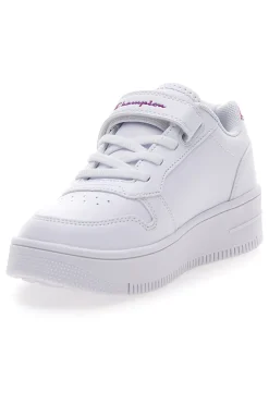 Sneakers Bianche con dettagli Rosa CHAMPION RD18 PLATFORM GLITTER G PS