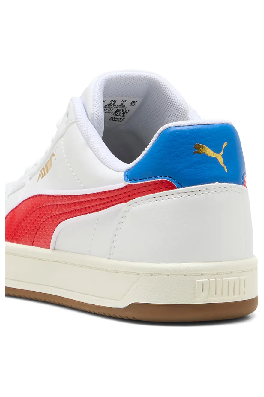 Sneakers bianche con dettagli rossi e blu Puma CAVEN 2.0 RETRO JR