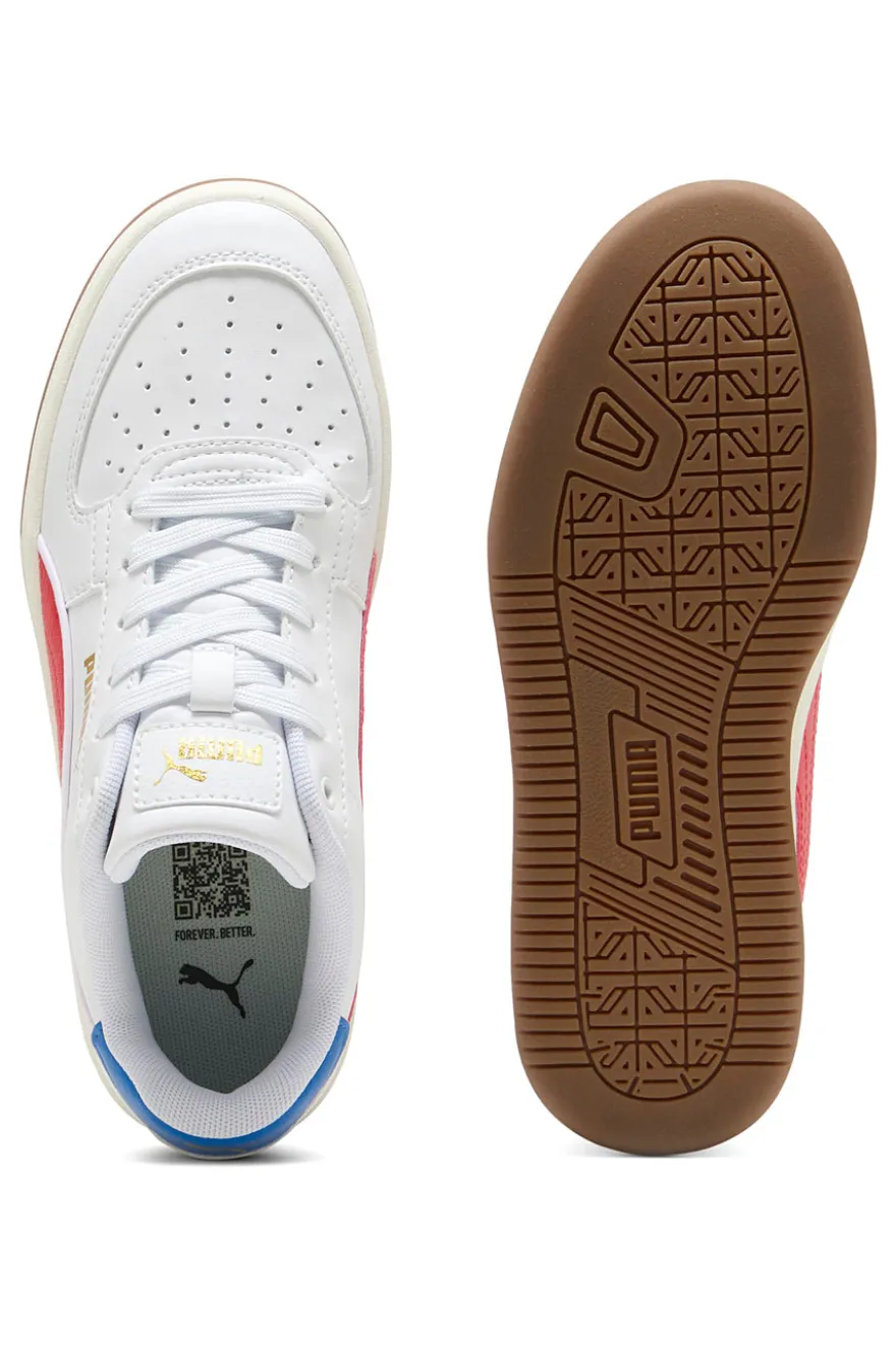 Sneakers bianche con dettagli rossi e blu Puma CAVEN 2.0 RETRO JR