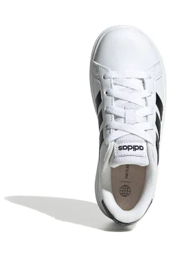 Sneakers Bianche con Dettagli Laterali Neri ADIDAS Grand Court 2.0