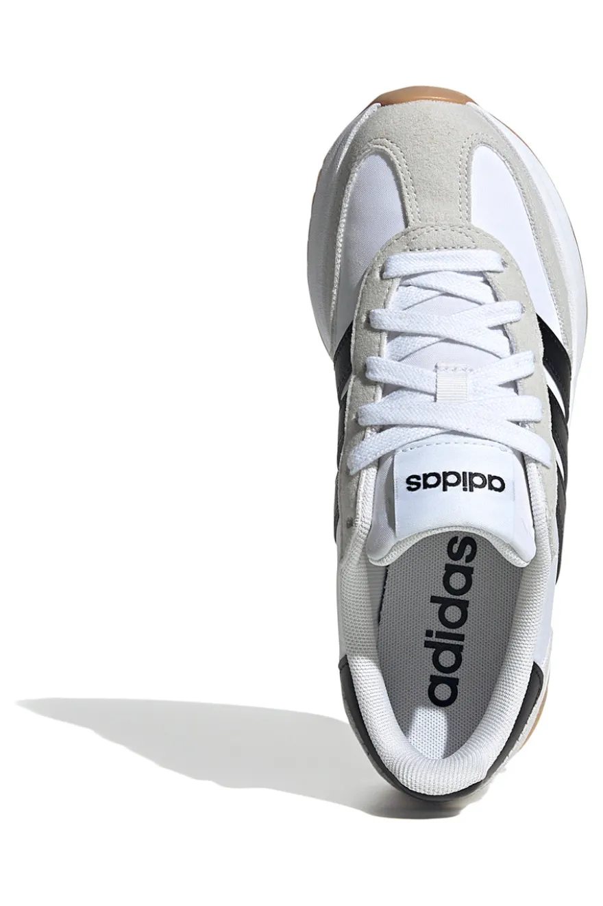 Sneakers Bianche con Dettagli Neri e Grigi ADIDAS RUN 70s 2.0 J