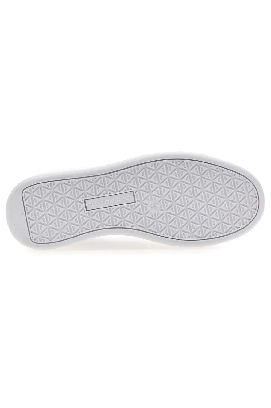 Sneakers bianche con dettagli dorati Cotton belt GTZ 2.0