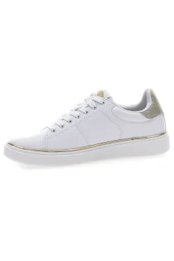 Sneakers bianche con dettagli dorati Cotton belt GTZ 2.0
