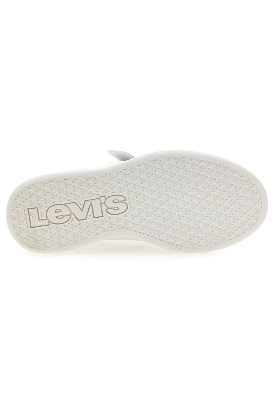 Sneakers bianche con dettagli fucsia Levi's Bell JR