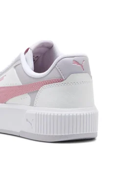 Sneakers bianche con dettagli rosa in materie sintetiche Puma Carina Mia