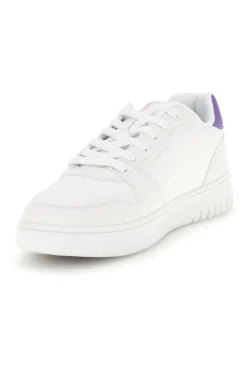 Sneakers bianche con dettaglio viola Champion Cly Nwm