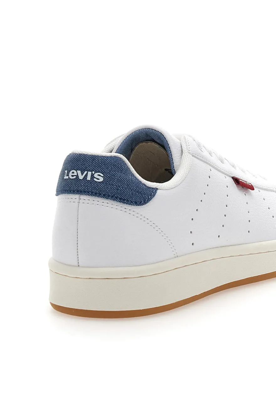 Sneakers Bianche con Dettaglio Posteriore Blu LEVI'S AVENUE