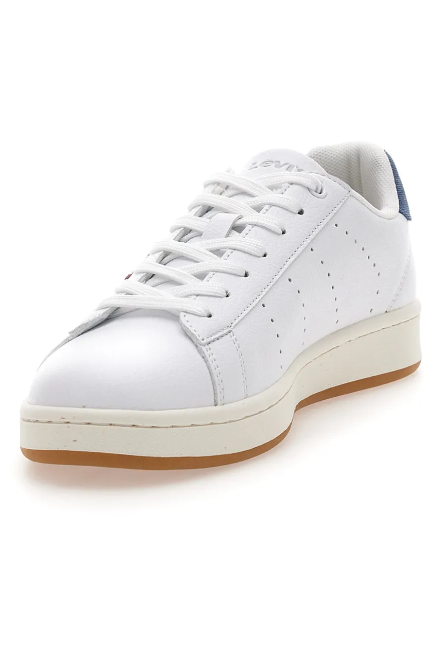 Sneakers Bianche con Dettaglio Posteriore Blu LEVI'S AVENUE
