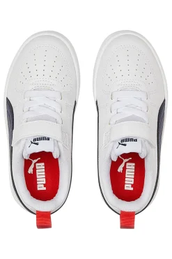 Sneakers bianche con dettagli blu e rossi Puma Rickie AC+ PS