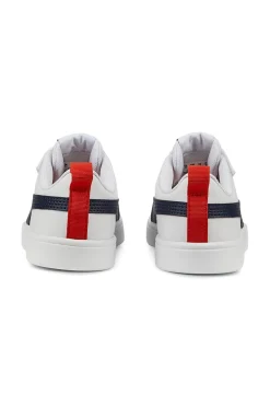 Sneakers bianche con dettagli blu e rossi Puma Rickie AC+ PS