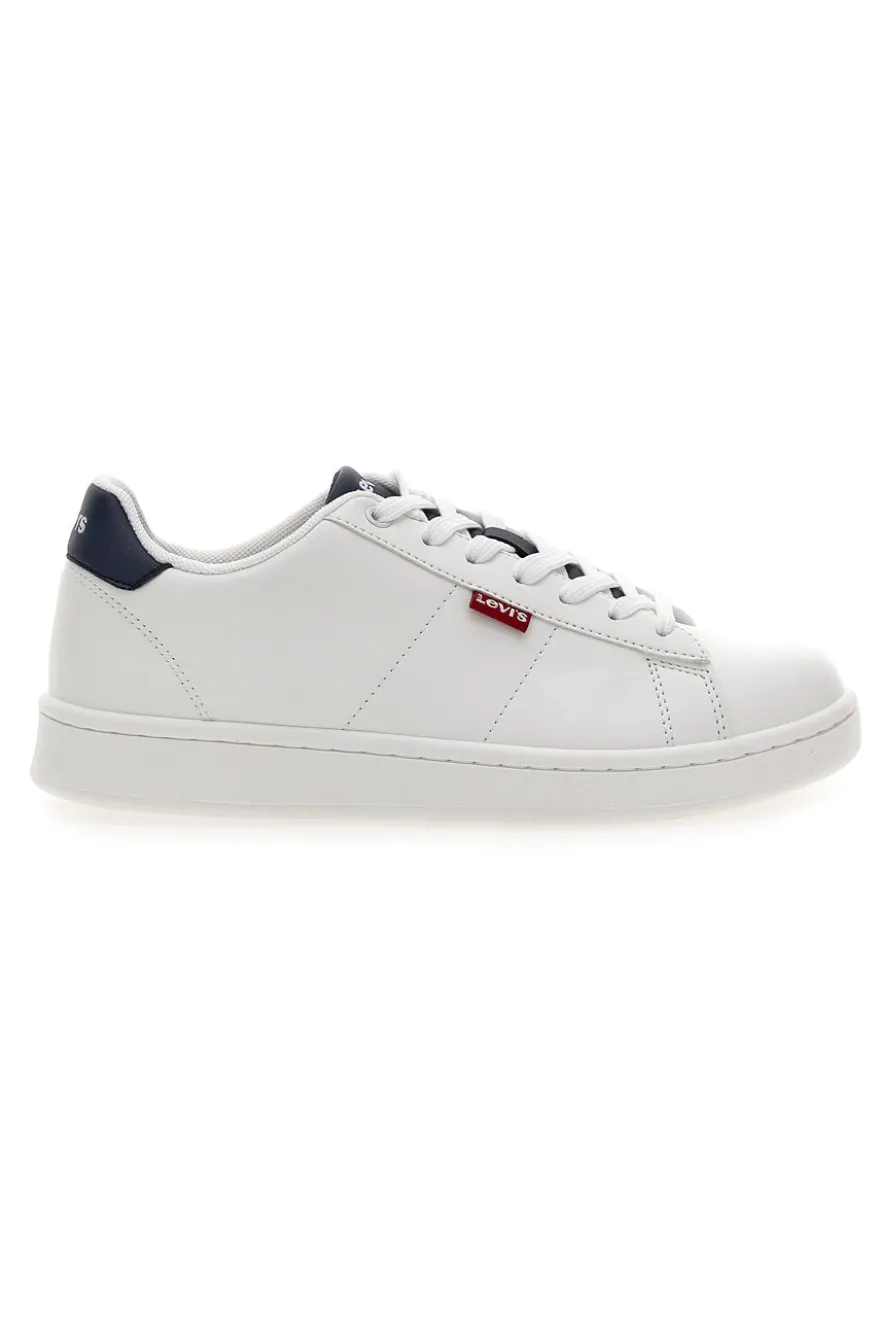 Sneakers Bianche Con Dettagli Blu Levi's Vave0201S
