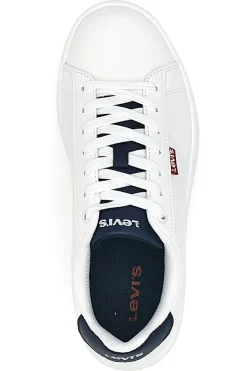 Sneakers Bianche Con Dettagli Blu Levi's Vave0201S