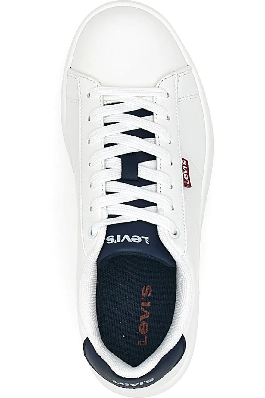 Sneakers Bianche Con Dettagli Blu Levi's Vave0201S