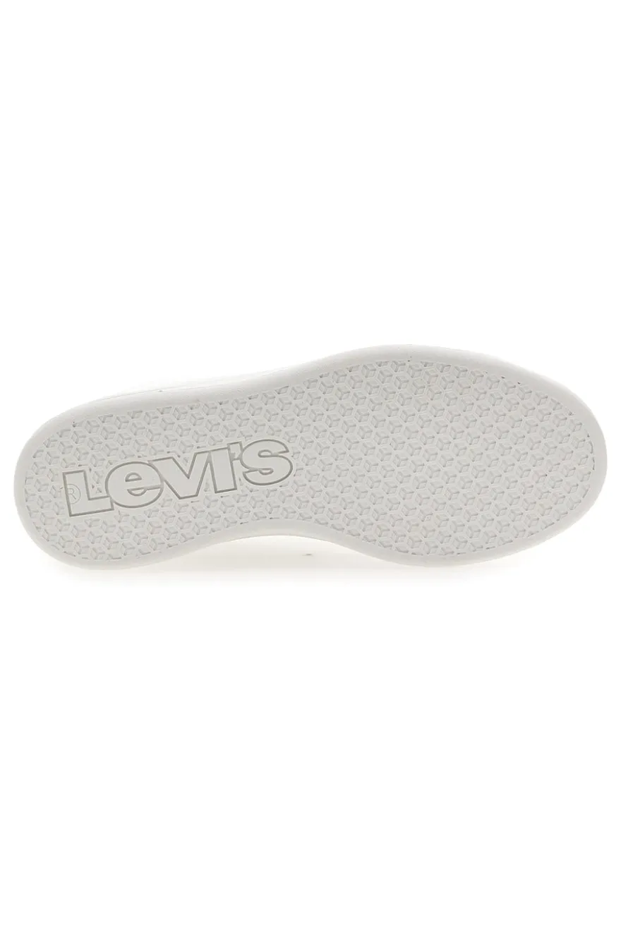 Sneakers Bianche Con Dettagli Blu Levi's Vave0201S