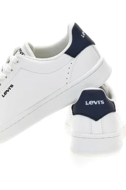 Sneakers bianche con dettaglio blu Levi's Unity