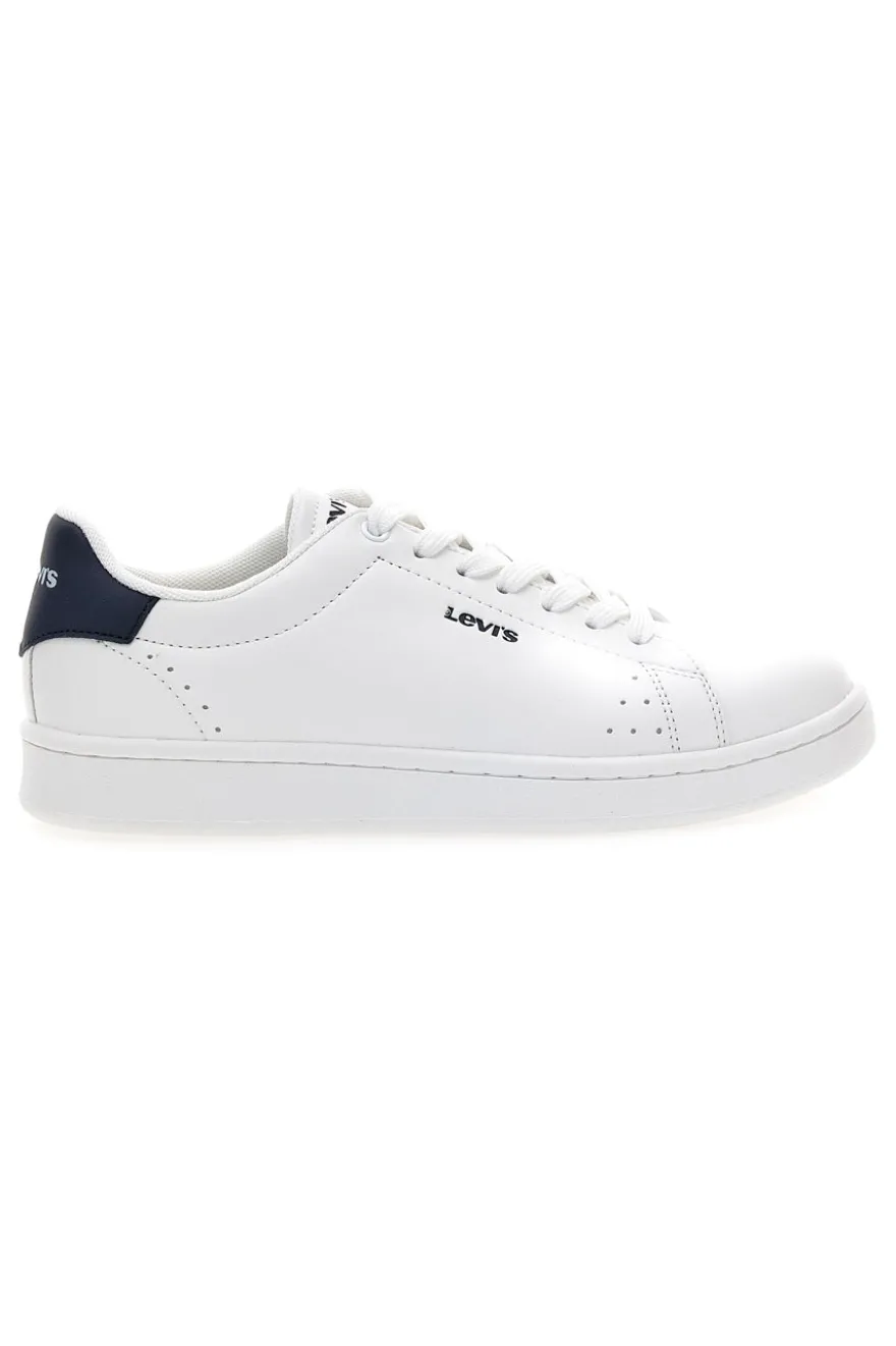 Sneakers bianche con dettaglio blu Levi's Unity