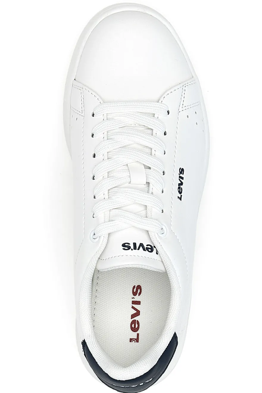 Sneakers bianche con dettaglio blu Levi's Unity