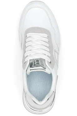 Sneakers Bianche con Dettagli Argentati Laura Biagiotti 8923