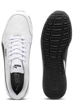Sneakers bianche con dettagli neri e soletta SoftFoam+ Puma ST Runner v4 L