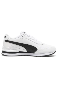 Sneakers bianche con dettagli neri e soletta SoftFoam+ Puma ST Runner v4 L