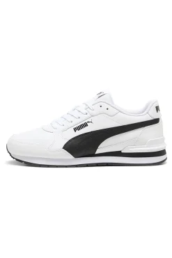 Sneakers bianche con dettagli neri e soletta SoftFoam+ Puma ST Runner v4 L