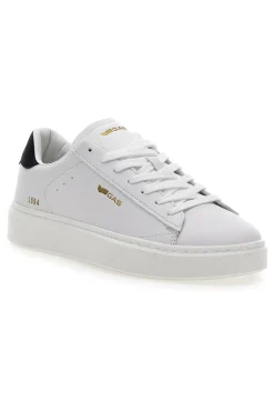 Sneakers bianche con dettaglio nero Gas Leonard LTX