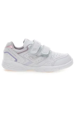 Sneakers bianche con doppio strappo Joma W School JR 2519