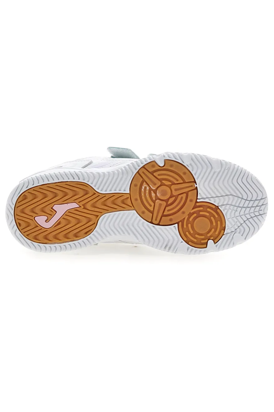 Sneakers bianche con doppio strappo Joma W School JR 2519