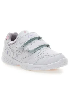 Sneakers bianche con doppio strappo Joma W School JR 2519