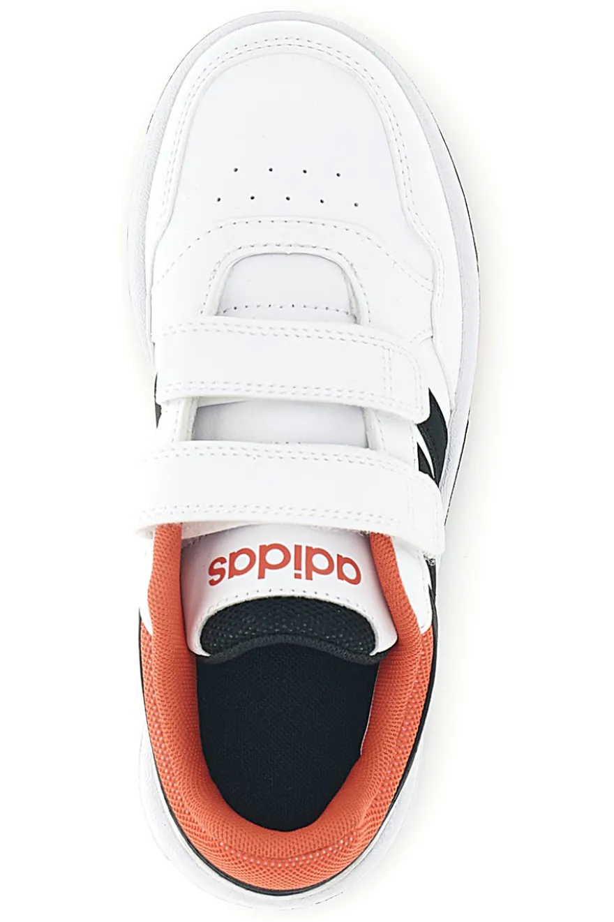 Sneakers bianche con doppio strappo Adidas Hoops 3 Cf c