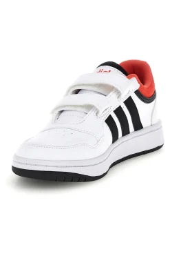 Sneakers bianche con doppio strappo Adidas Hoops 3 Cf c