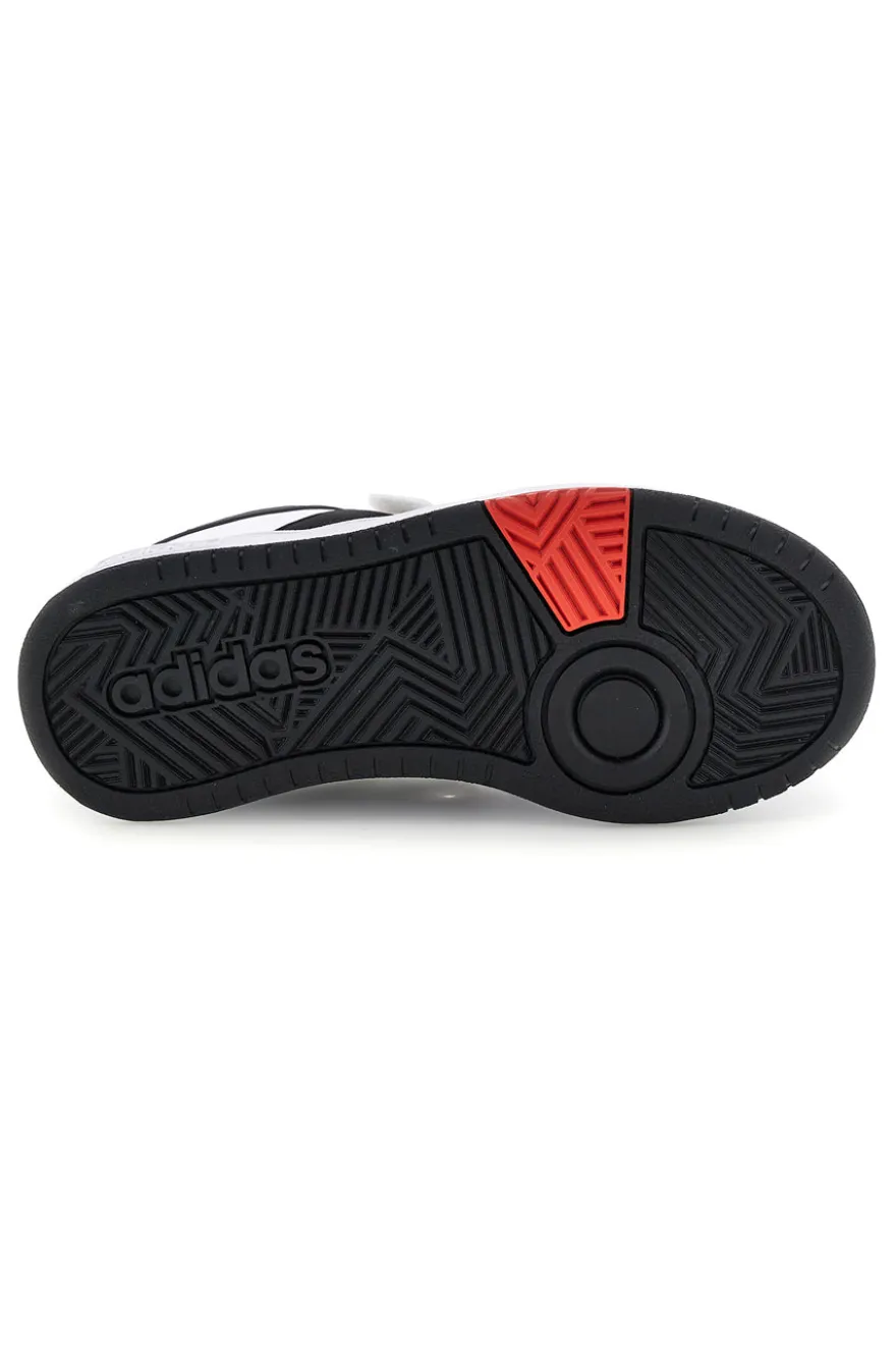 Sneakers bianche con doppio strappo Adidas Hoops 3 Cf c