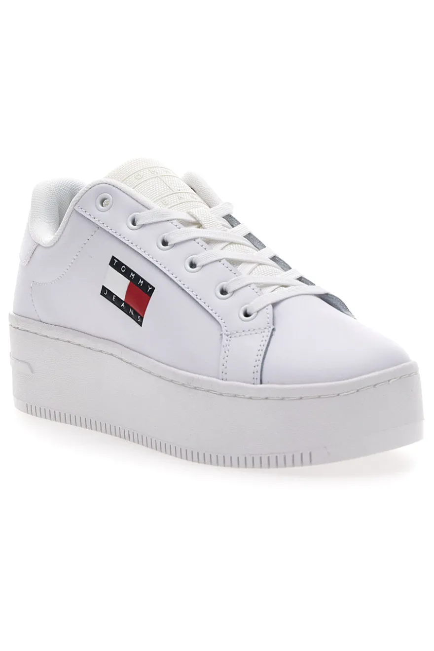 Sneakers Bianche Con Flatform TOMMY HILFIGER FLATFORM ESS