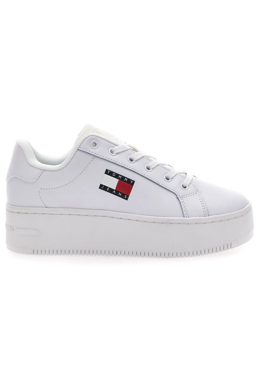 Sneakers Bianche Con Flatform TOMMY HILFIGER FLATFORM ESS